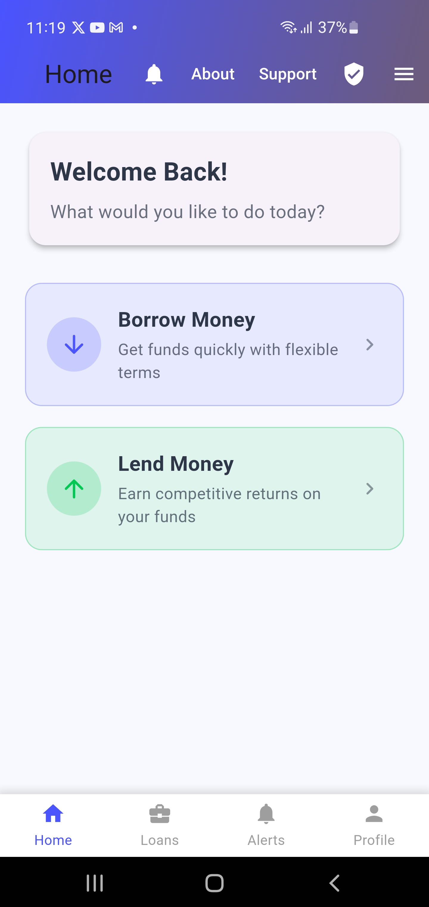 Manor app interface